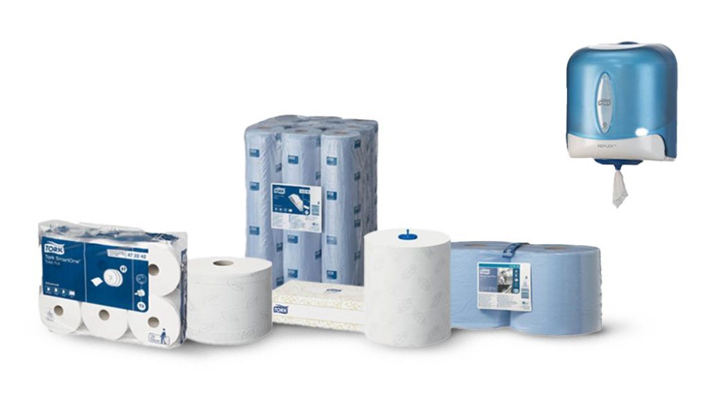 Washroom and cafeteria consumables supplied by Facility Plus